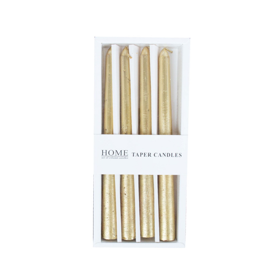 H4Y antiikküünal Carol, 20cm, 4tk, kuldne