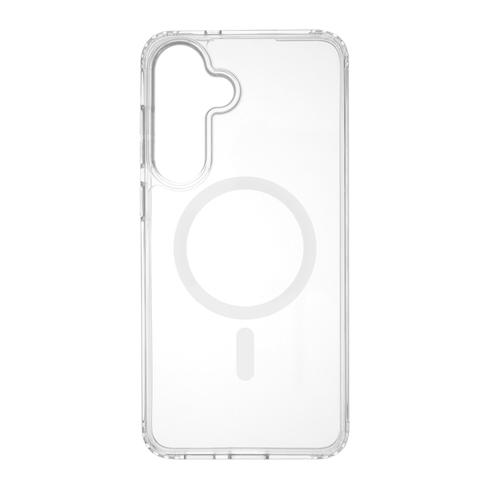 FoneKit kaitseümbris Premium MagSafe'iga ühilduv, Samsung Galaxy S25 FE, läbipaistev