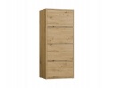 Top E Shop kummut ALMA CHEST OF DRAWERS, ANTHRACITE/ARTISAN OAK