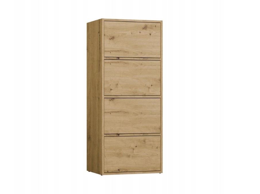 Top E Shop kummut ALMA CHEST OF DRAWERS, ANTHRACITE/ARTISAN OAK