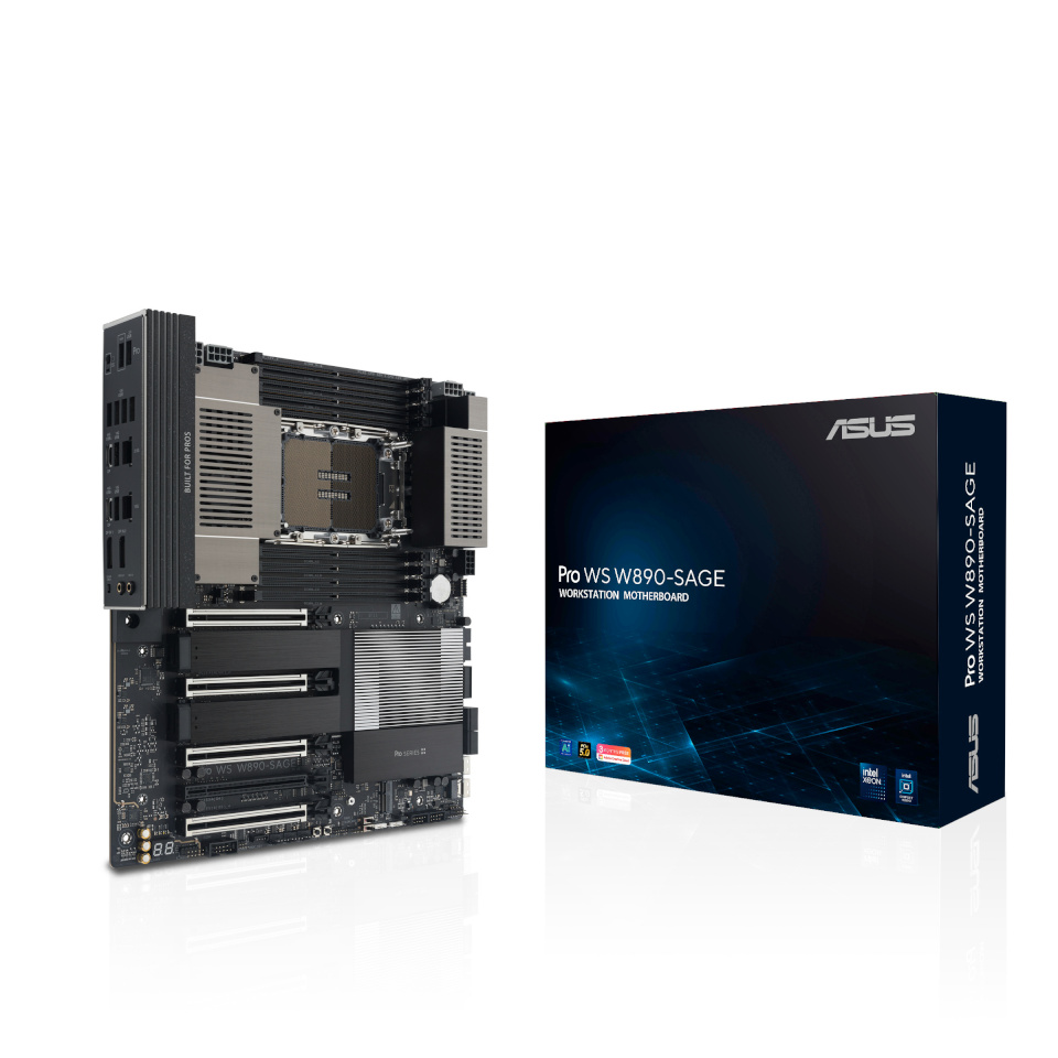 ASUS emaplaat PRO WS W890E-SAGE , 4710, DDR5, EBB