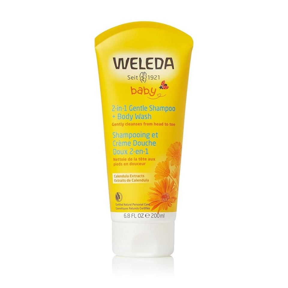 Weleda Kaks ühes geel ja šampoon Baby 200ml Saialill