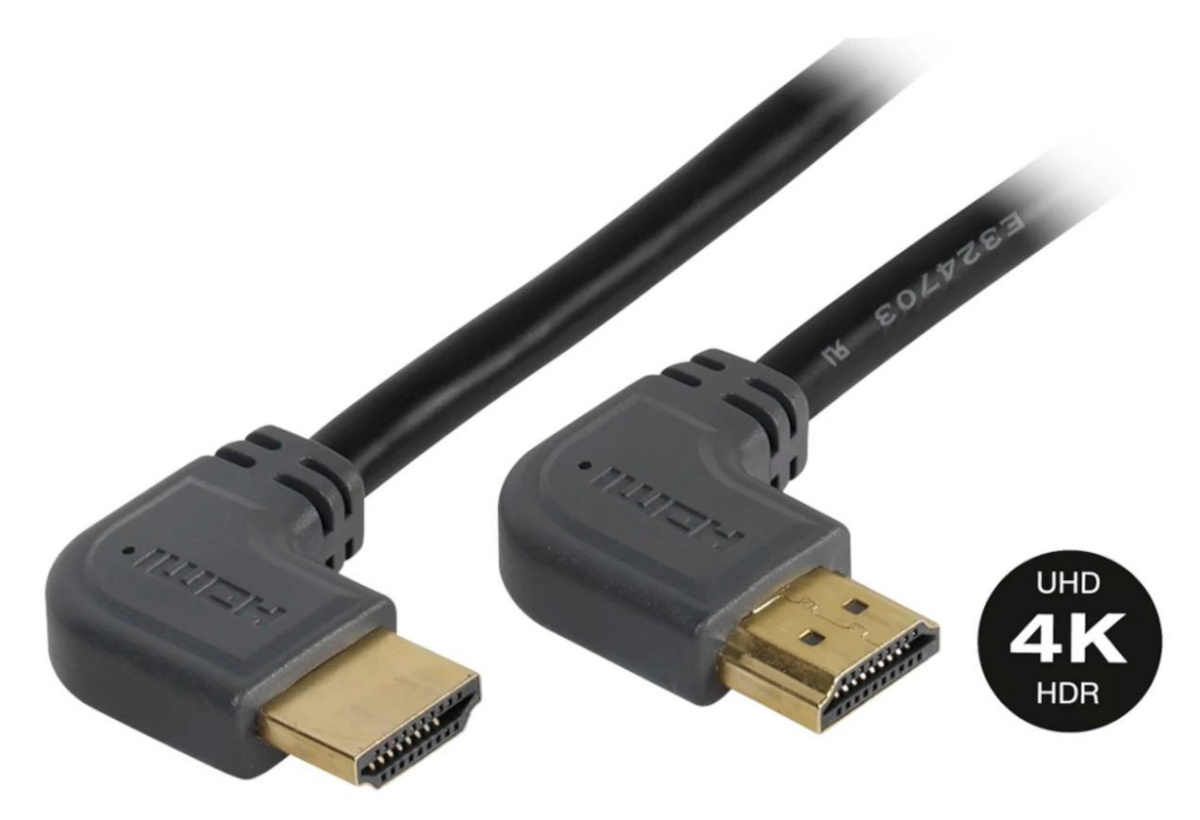 Vivanco kaabel HDMI - HDMI nurgaga 3m (47107)