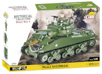 Cobi klotsid Historical Collection WWII M4A3 838 elements