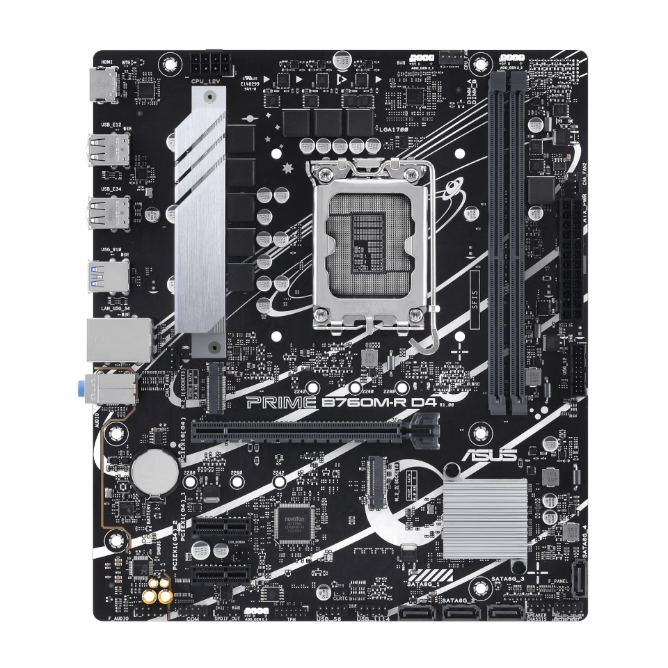 ASUS emaplaat PRO B760M-R D4