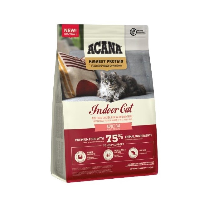 Acana kuivtoit kassile Highest Protein Indoor Cat, 1,8kg