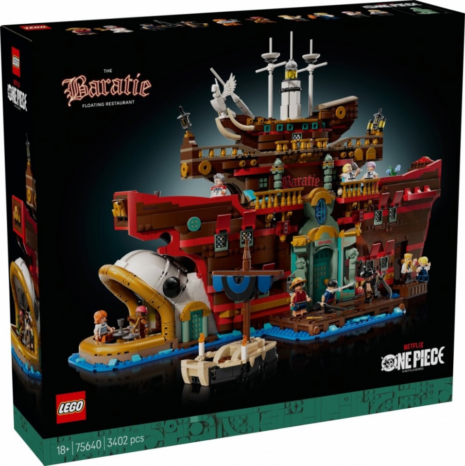 Lego klotsid Bricks One Piece 75640 The Baratie Floating Restaurant