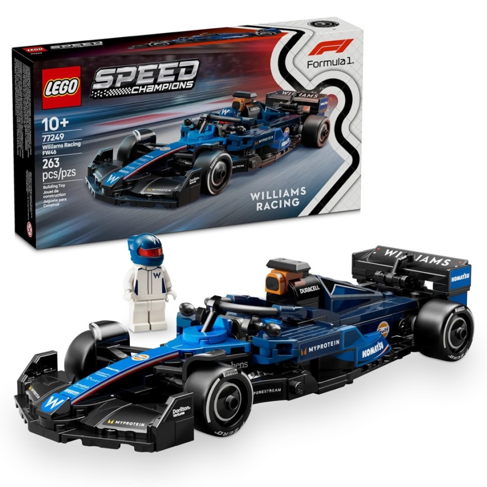 Lego klotsid SPEED CHAMPIONS 77249 Williams Racing FW46 F1 Race Car