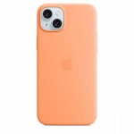 Apple kaitsekest Silicone Case with MagSafe for iPhone 15 Plus Orange Sorbet, oranž