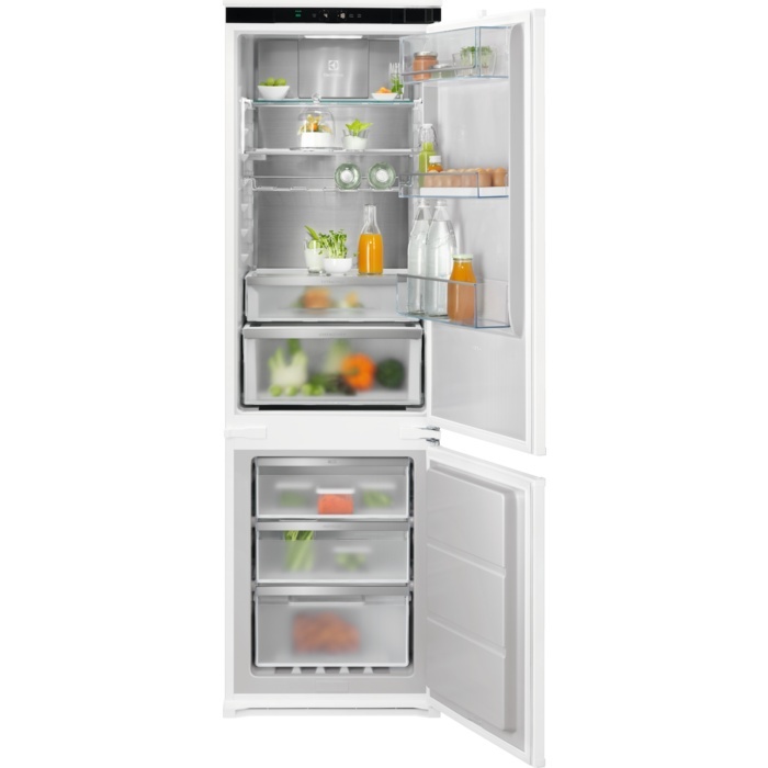 Electrolux integreeritav külmik E8MNCD18S Serie 800 Multispace Built-In Refrigerator with Freezer, valge