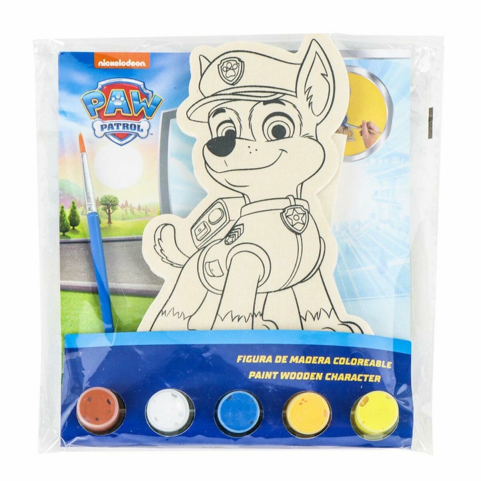 The Paw Patrol Käsitöökomplekt puidust 14x18x5cm