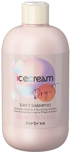Inebrya šampoon Ice Cream Dry-T Shampoo 300ml, unisex