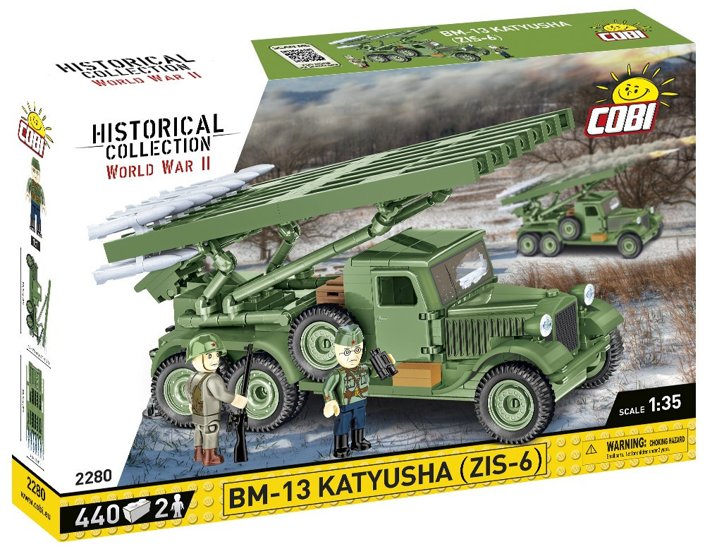 Cobi klotsid BM-13 Katyusha (ZIS-6)