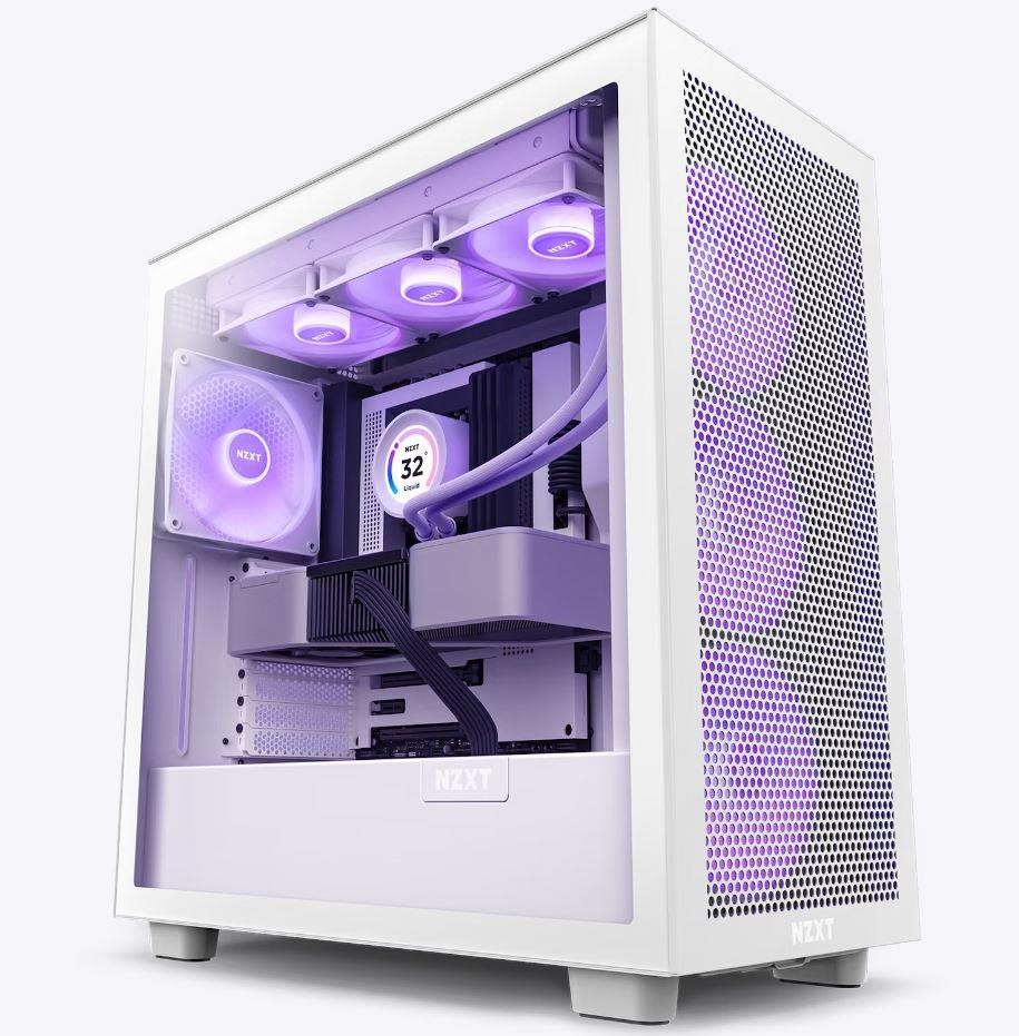 NZXT korpus H7 Flow RGB All valge ATX CM-H71FW-R1