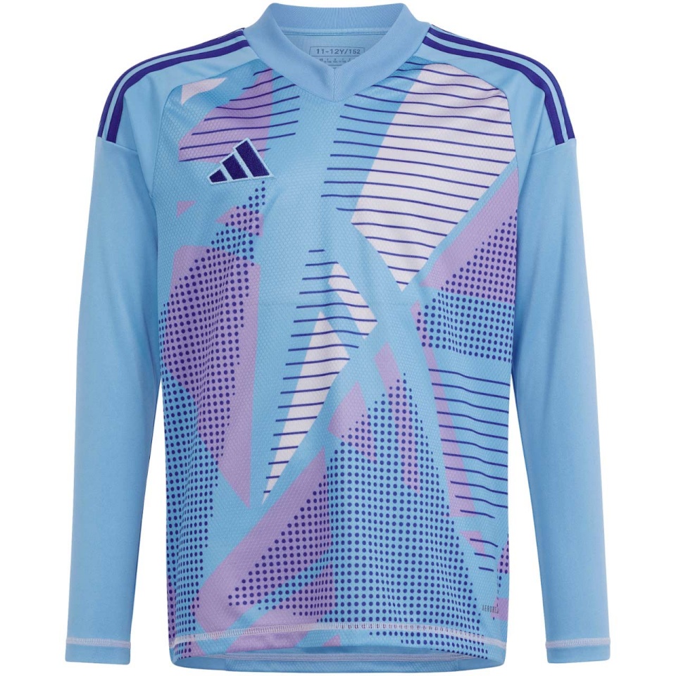 Adidas Teamwear T-särk Bramkarska lastele Tiro 24 Competition Long Sleeve Goalkeeper sinine IN0434 suurus 128cm
