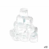 Leknes Taaskasutatavad jahutuskuubikud TK22008 läbipaistev Polüetüleen Destilleeritud vesi 6,5x16x6,5cm (12tk)