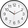Plumeet seinakell Extra Large Silent Wall Clock 40.6cm, valge/must