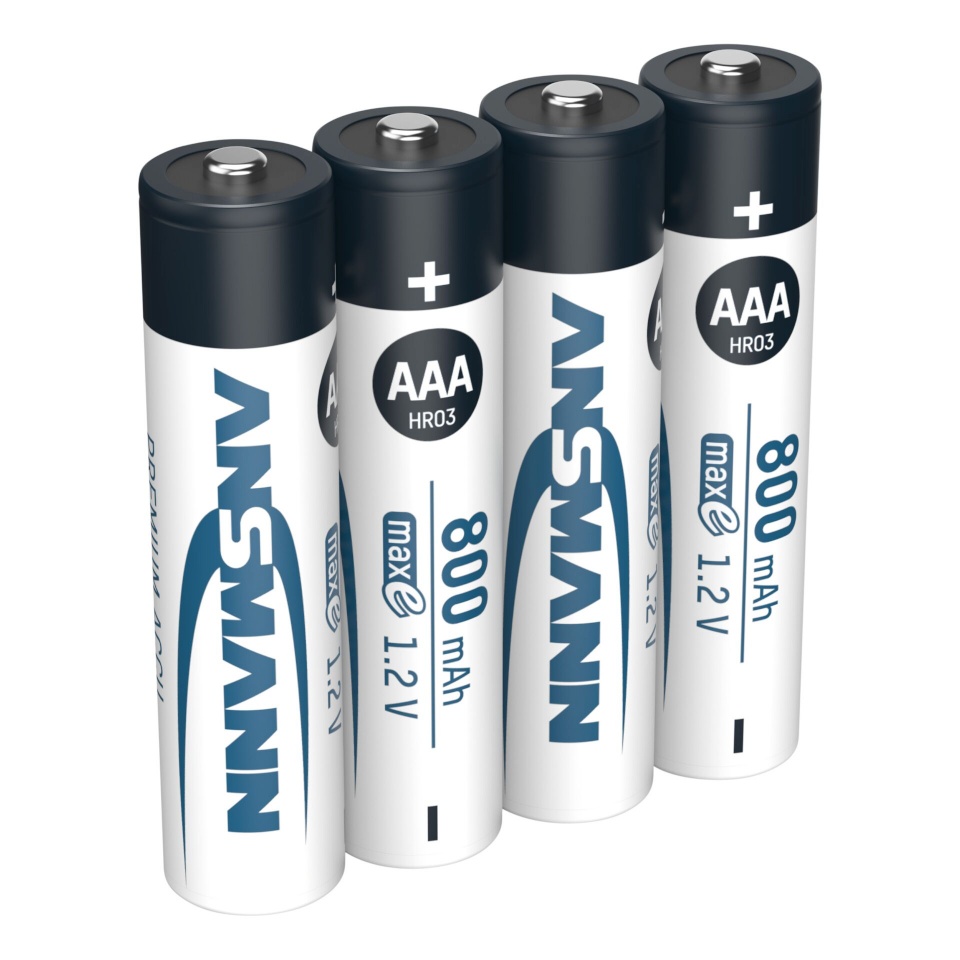 Ansmann akud 12x4 maxE NiMH Micro AAA 800mAh