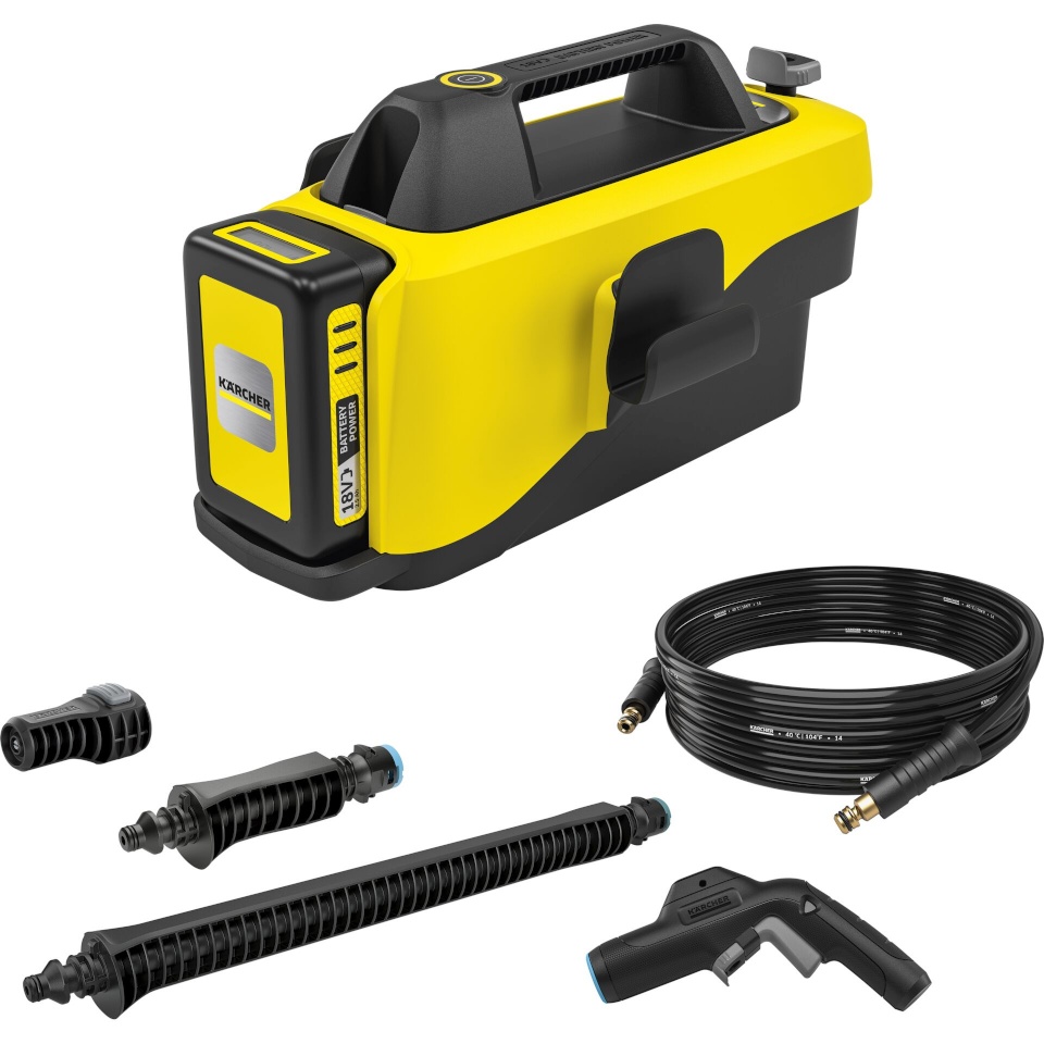 Kärcher survepesur OC 6-18 Battery Set Compact Cordless Medium-Pressure Cleaner, kollane/must