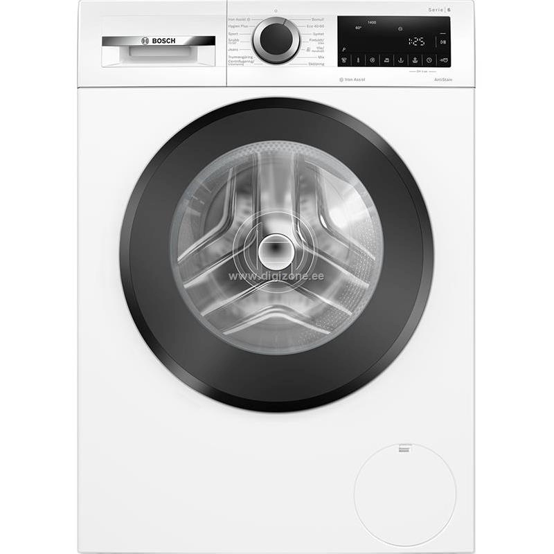 Bosch pesumasin WGG244Z0SN Series 6 Washing Machine, 9kg, 1400 p/min, valge