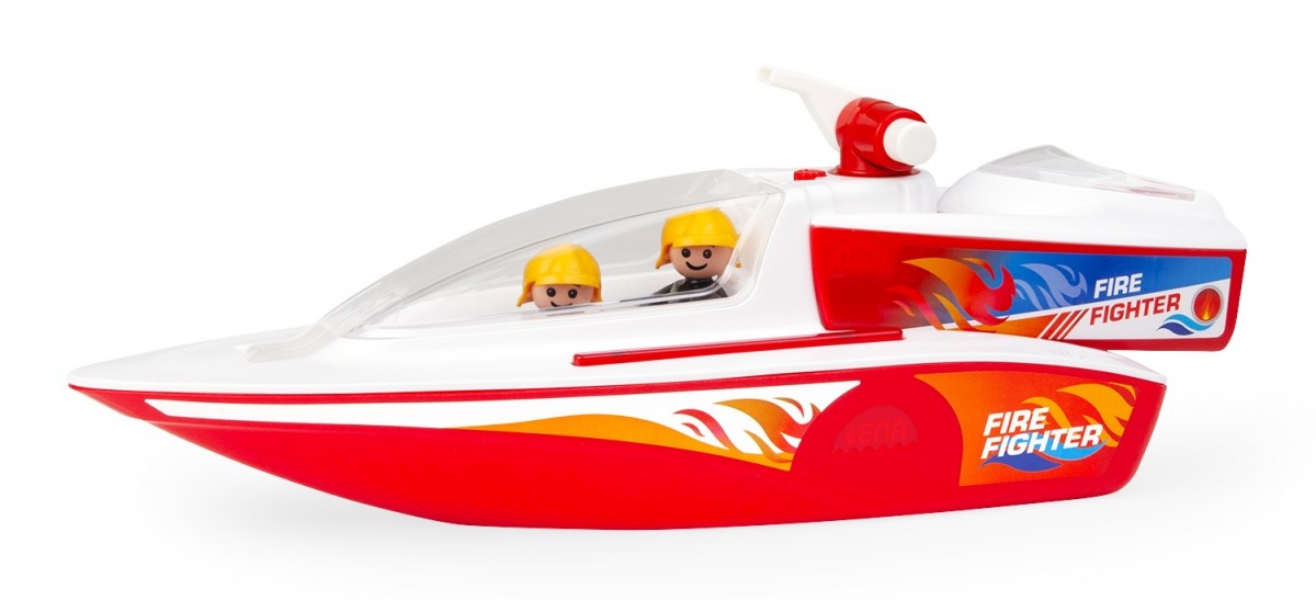 Lena LEN-04721 Set Boazz Fireboat with Boaties