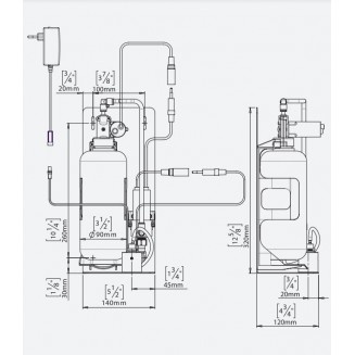 Stern automaatne seebidosaator BTM Foam E sens.12v. built-in