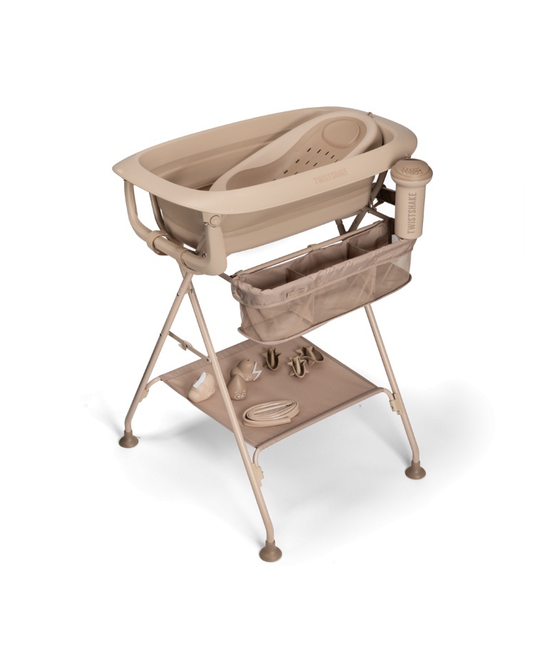 Twistshake vannikomplekt Bathtub, Shower & Bath Cradle, mocha