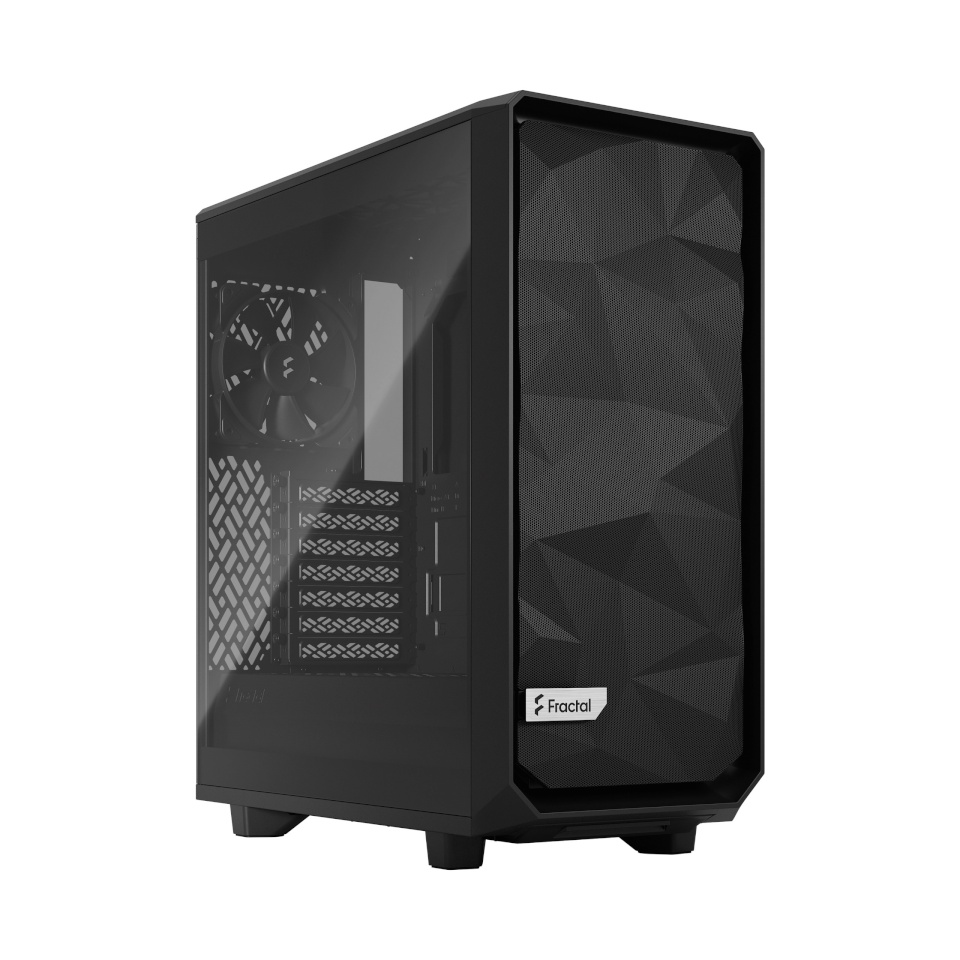 Fractal Design korpus Meshify 2 Compact Lite, TG Light tint, Mid-Tower, must