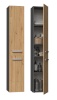 Top E Shop vannitoakapp NEL II ANT/ART bathroom storage cabinet Graphite, Oak