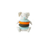 Crochetts pehme mänguasi Bebe sinine valge Hiir 28x32x19cm