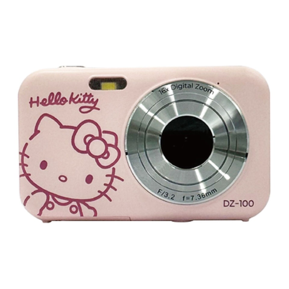 Yashica kompaktkaamera DZ-100 Hello Kitty, roosa