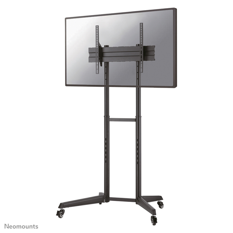 NeoMounts FL50-540BL1 TV trolley - 37-70" - max 50 kg - manual h 128,5-145 cm - VESA 100x100-600x400 - must |