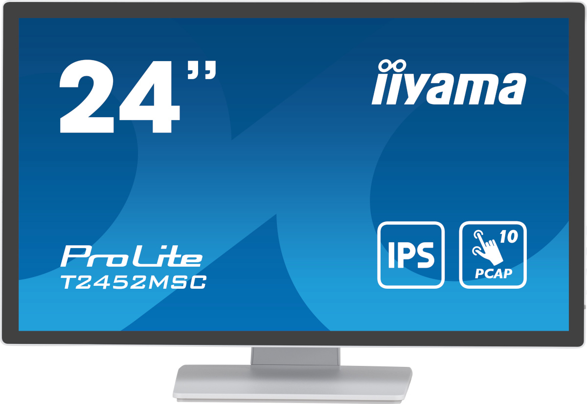 iiyama monitor 60.5cm (23.8") T2452MSC-W1 16:9 M-Touch HDMI+2USB IPS Retail