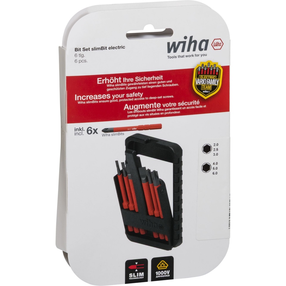 Wiha kruvikeerajate komplekt Bit Set slimBit electric