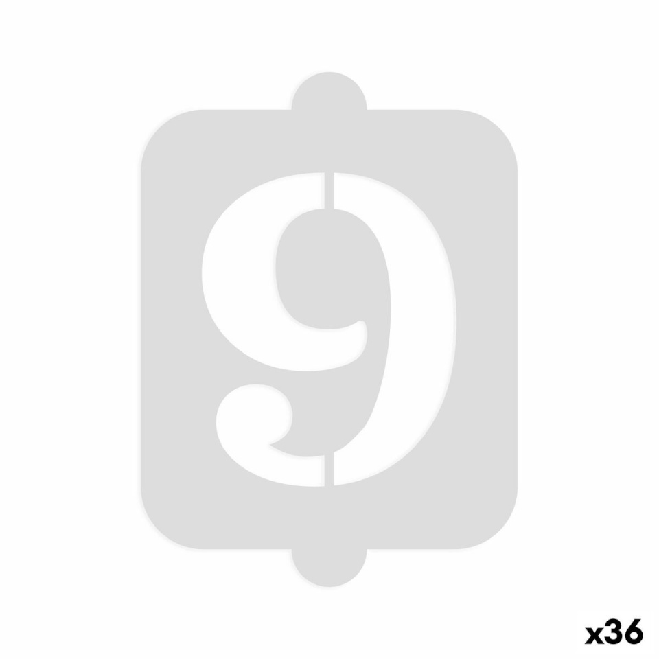 Algon Tordi šabloon Numbrid 9 (36tk)