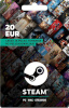 PC mängu Steam Wallet Card 20 EUR aktiveerimiskaart