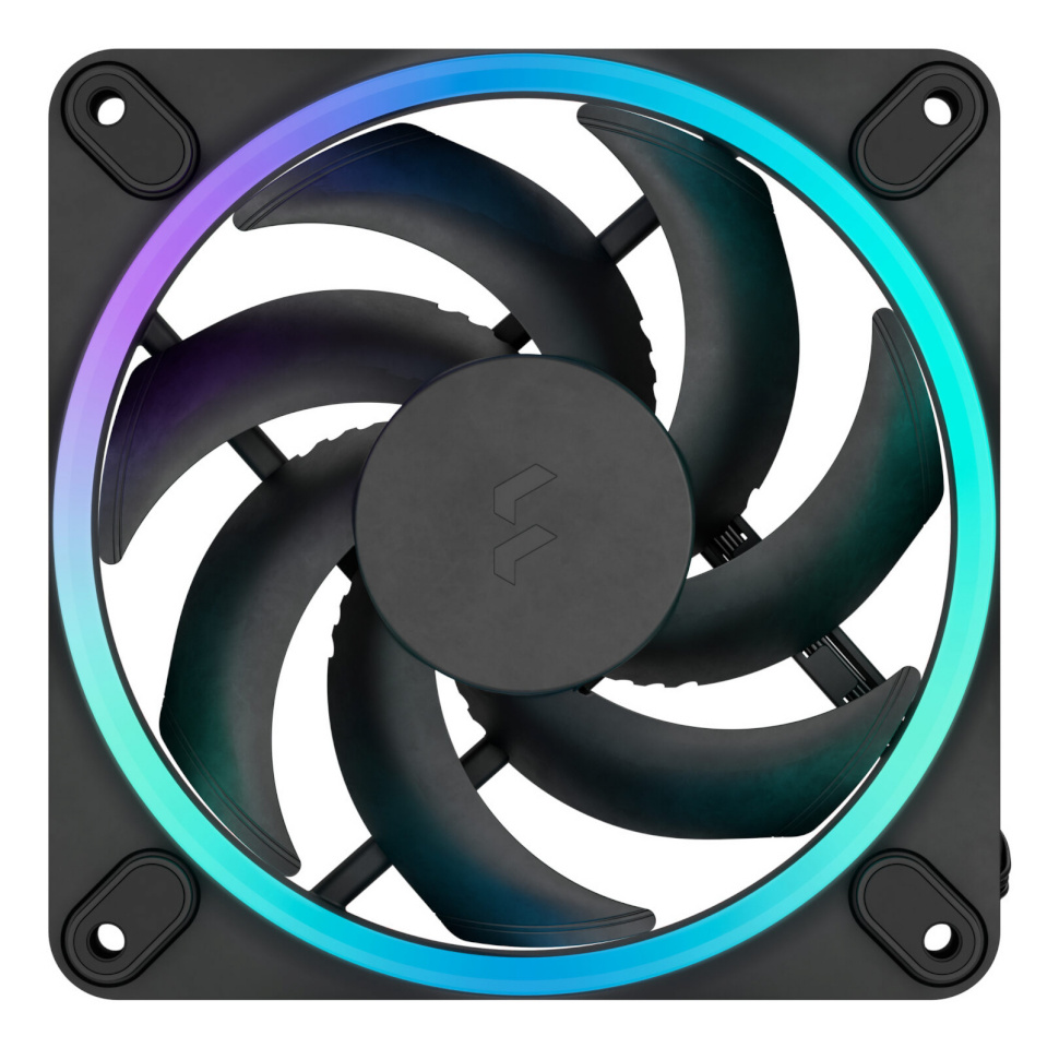 Fractal Design Momentum RGB korpus, 12 cm, must