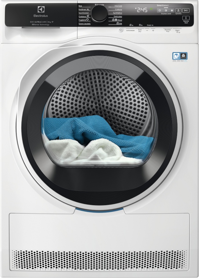 Electrolux kuivati EDI853S95C 800 UltraCare Tumble Dryer, valge
