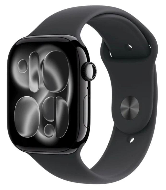 Apple nutikell Watch Series 11 GPS 42mm MEQU4MP/A Jet Black Aluminum Case with Black Sport Band - M/L