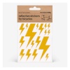 Bookman Helkurkleepsud jalgrattale Reflective Stickers for Bicycles, Flash Yellow