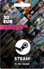 PC mängu Steam Wallet Card 30 EUR aktiveerimiskaart