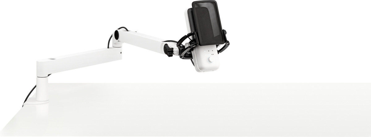 Elgato Wave mikrofonivars, madala profiiliga mikrofonivars, valge