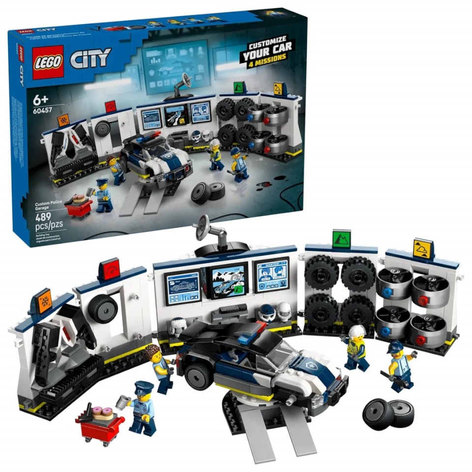 Lego klotsid CITY 60457 Custom Police Car Garage
