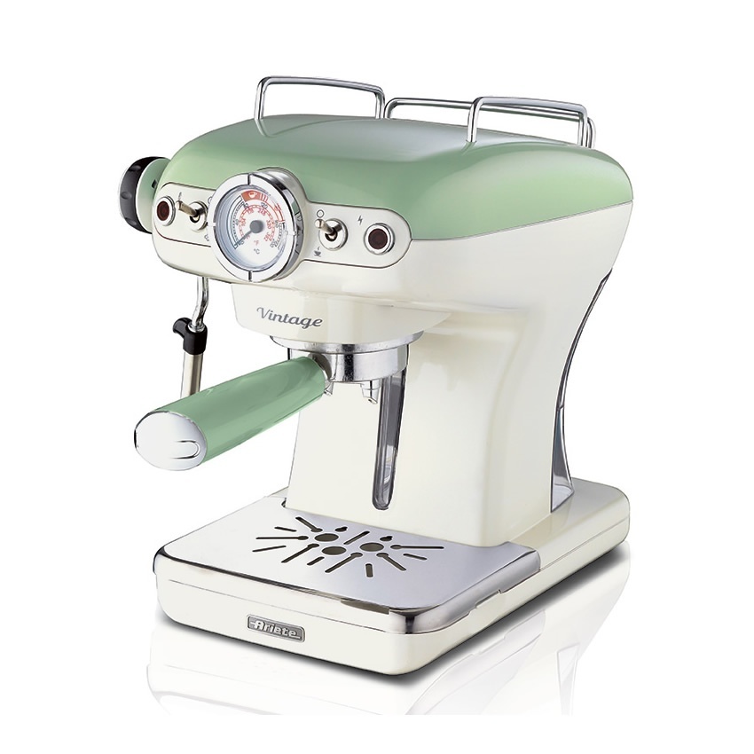 Ariete espressomasin Amerikanische Vintage (beež/hellgrün)