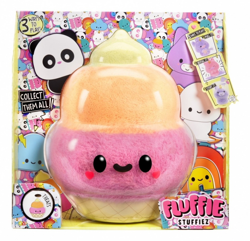 Mga pehme mänguasi Fluffie Stuffiez Large Plush - Ice Cream