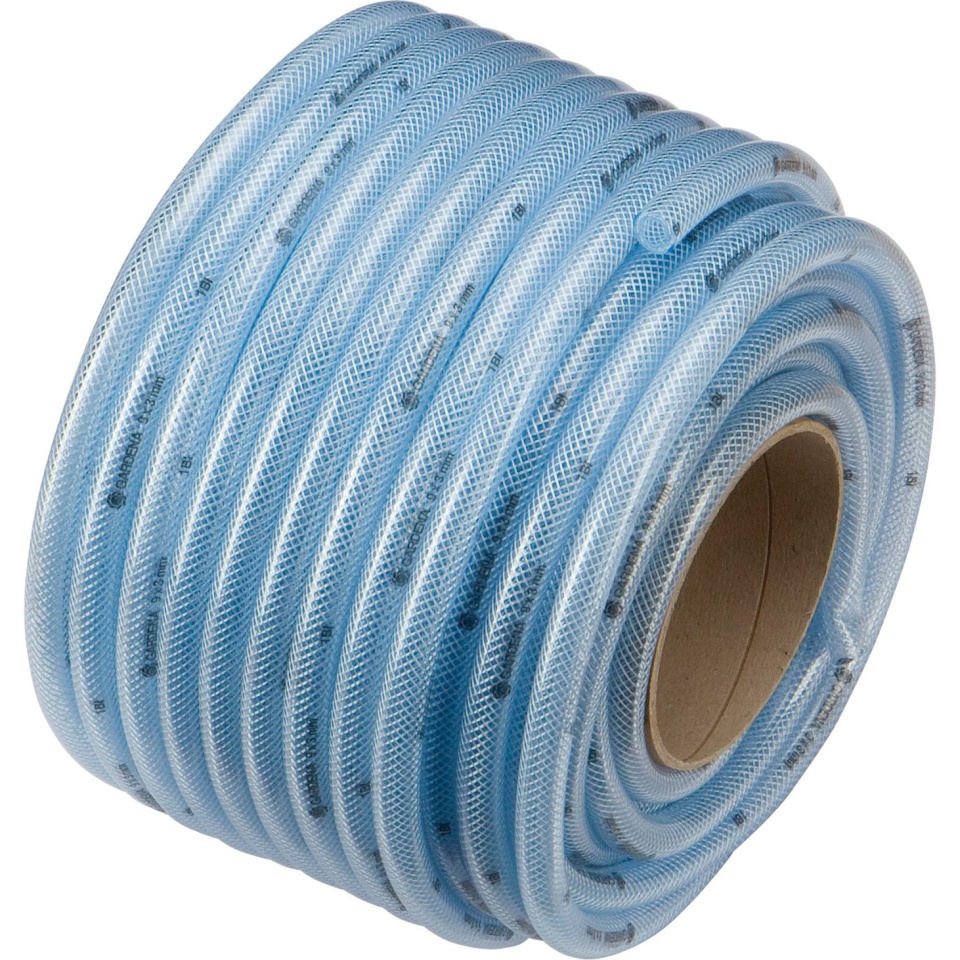 Gardena voolik 04975-20 Transparent Hose with Fabric, 9 x 3mm, 40m