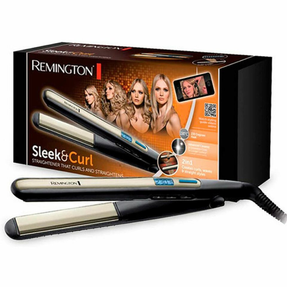 Remington juuksesirgendaja Sleek & Curl must 110mm 150°C 230°C