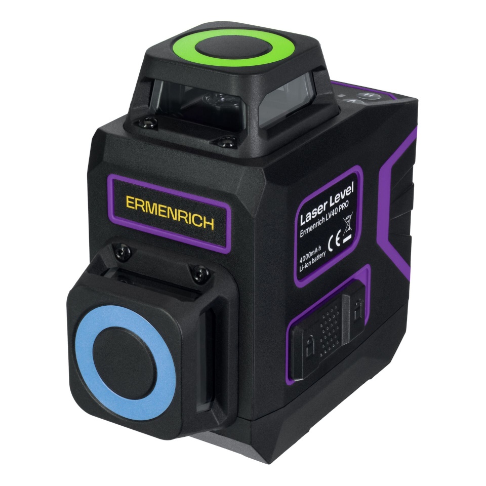 Ermenrich mõõtevahend LV40 PRO Laserniveau violetne