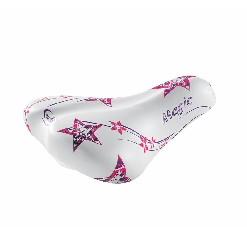 Selle Monte Grappa sadul Magic 20"-24", valge-roosa