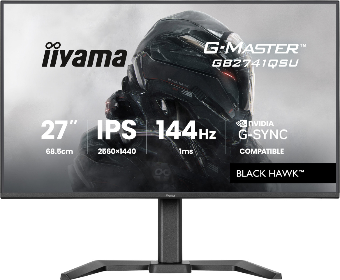 iiyama monitor 68.6cm (27") GB2741QSU-B1 16:9 HDMI+DP+2xUSB IPS